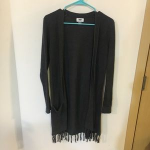 Old Navy Fringe Cardigan